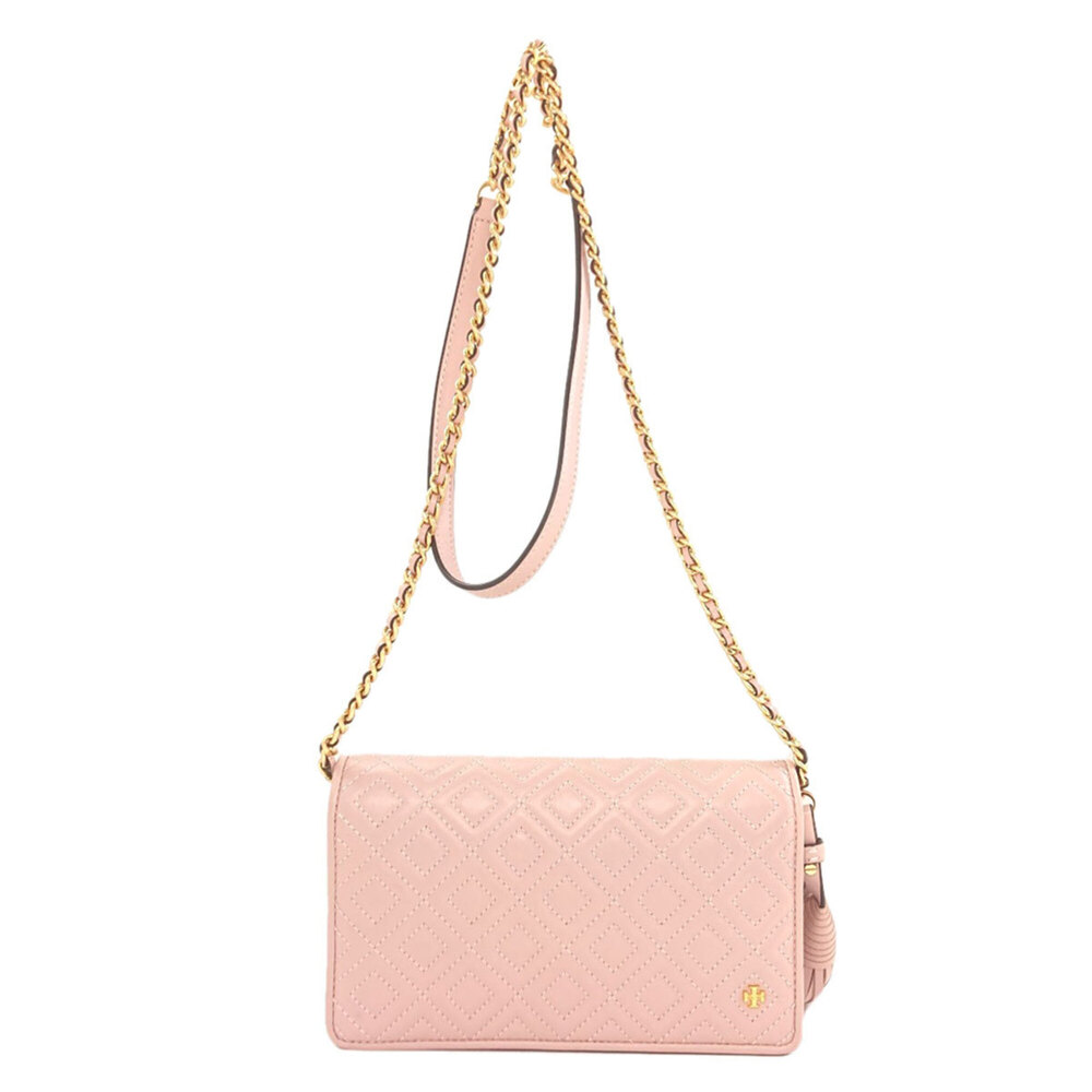 Tory Burch Shoulder Wallet, Stitched Leather Long Wallet for Women